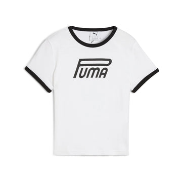 تيشيرت نسائي ضيق برسومات FUTURE.PUMA.ARCHIVE