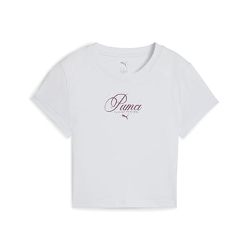 Graphic Script Baby T-shirt Women