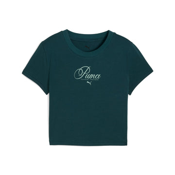 Graphic Script Baby T-shirt Women