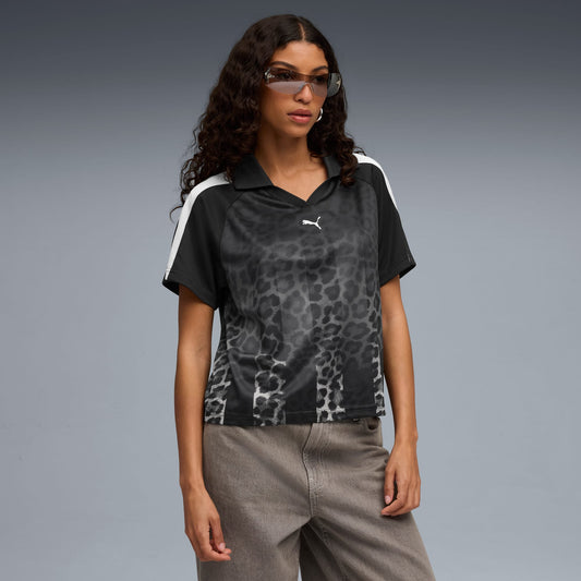 T7 Leo Luxe Relaxed Football Jersey Women