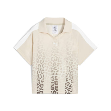 T7 Leo Luxe Relaxed Football Jersey Women