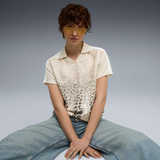T7 Leo Luxe Relaxed Football Jersey Women