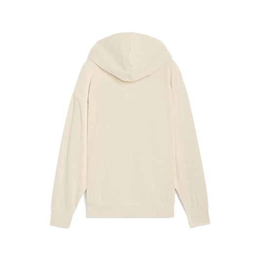 Essentials Elevated Velour Rib Hoodie Women