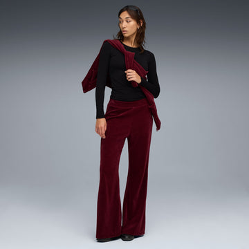 Velour Rib Relaxed Suit Women