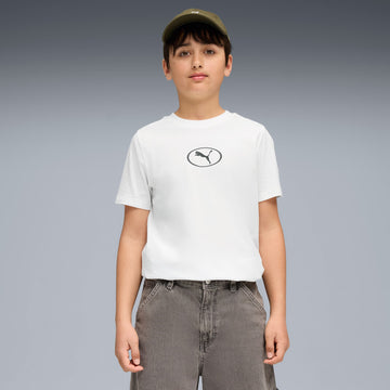 PUMA Sport Rib Collar Tee Youth