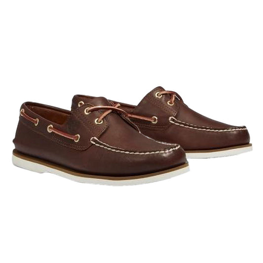 MEN'S 2 EYE BOAT SHOE BROWN