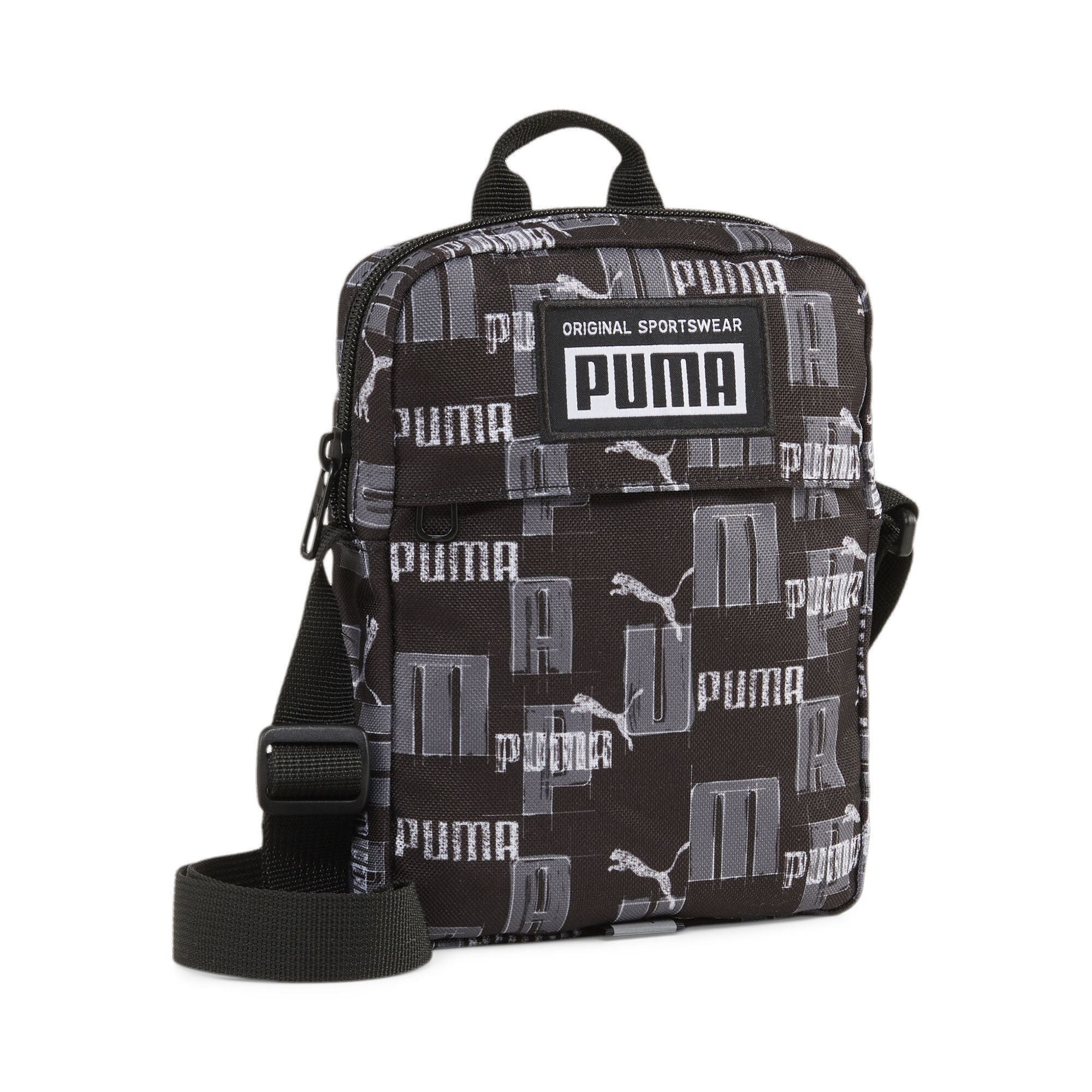 Small Men's Side Bag with Two Zippers