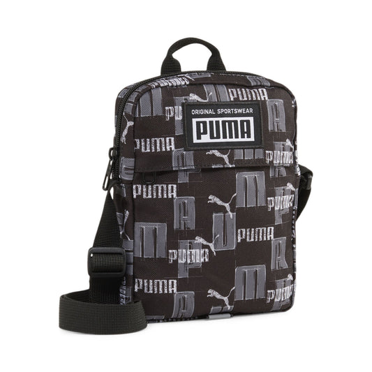 Small Men's Side Bag with Two Zippers