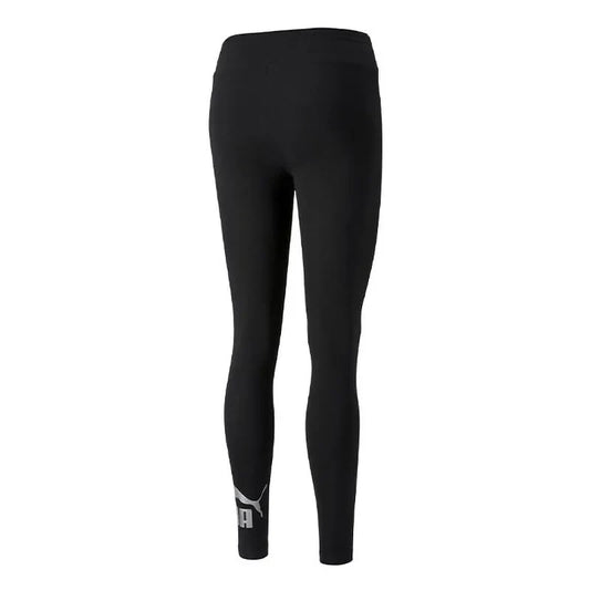 ESS+ Metallic Leggings Puma Black-Silver