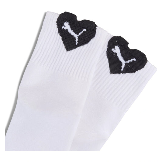 Puma Women Heart Logo Short Crew 2P