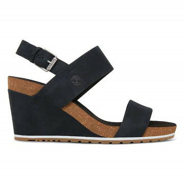 CAPRI SUNSET WEDGE JET BLACK