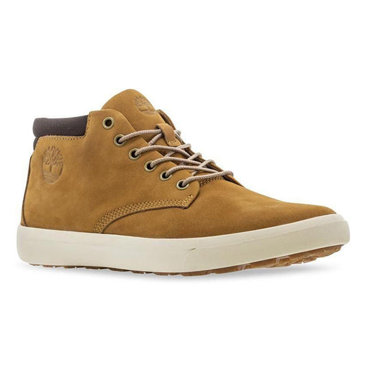 ASHWOOD PARK LEATHER CHUKKA FOR MEN IN YELLOW