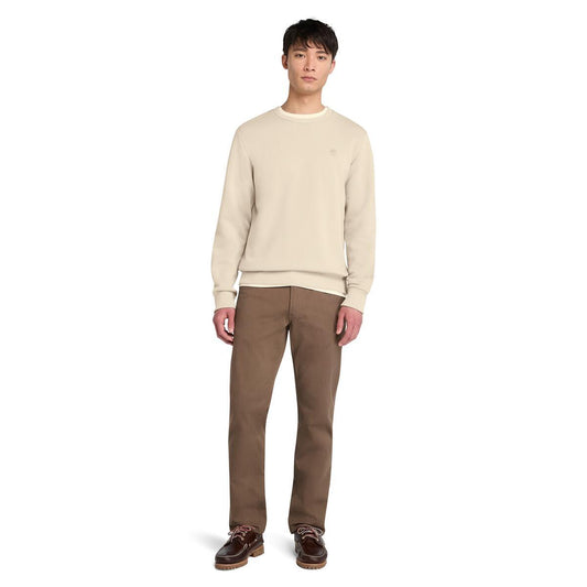 Oyster River Chest Logo Brushback Crew Neck