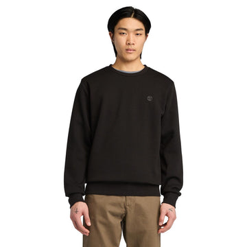 Oyster River Chest Logo Brushback Crew Neck