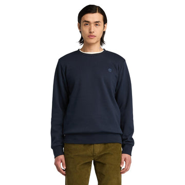 Oyster River Chest Logo Brushback Crew Neck