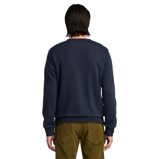 Oyster River Chest Logo Brushback Crew Neck