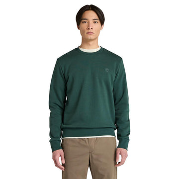 Oyster River Chest Logo Brushback Crew Neck