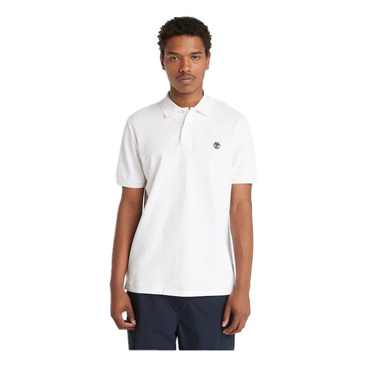 OYSTER RIVER TFO Chest Logo SS Polo (Reg) White