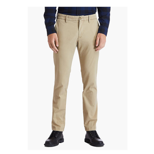 CLAREMONT Twill Chino Pant (Slim) Light Wheat Boot