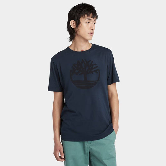 KENNEBEC RIVER Tree Logo Short Sleeve Tee Dark Denim