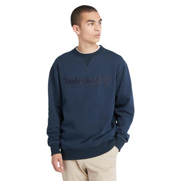 Established 1973 Embroidered Logo Crew Neck Sweatshirt
