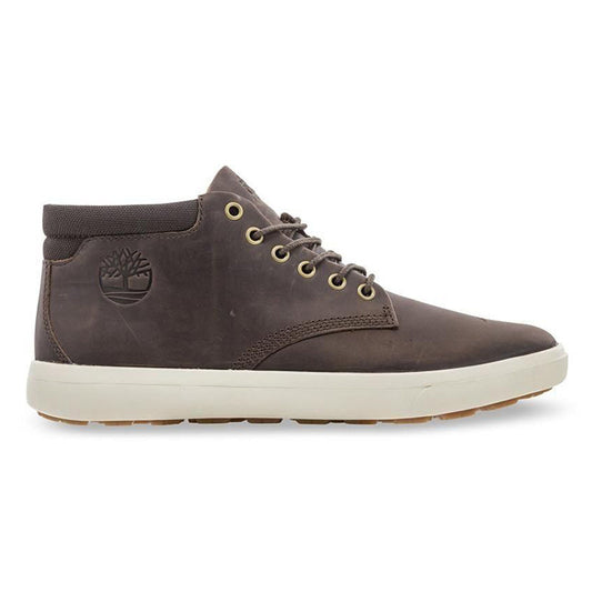 ASHWOOD PARK LEATHER CHUKKA FOR MEN IN DARK BROWN