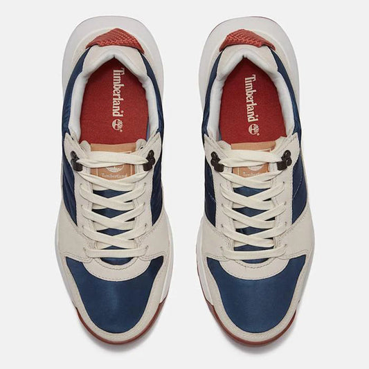 RETRO SWIFT LOW LACE UP SNEAKER DARK BLUE WOVEN