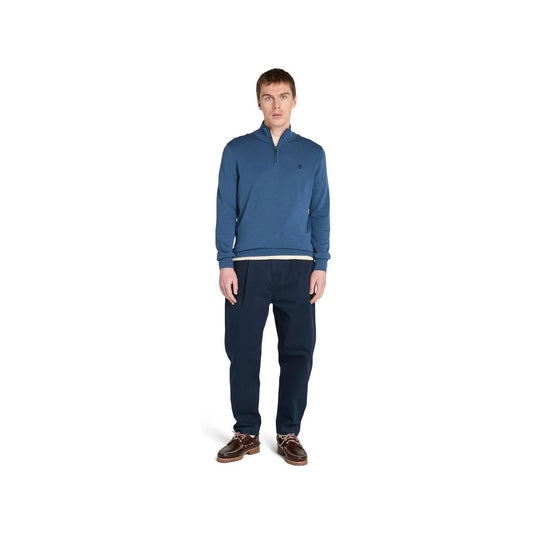 Williams River Cotton 1/4 Zip Sweater