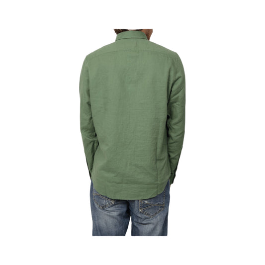 Lovell Lake Cotton and Linen Long Sleeve Shirt
