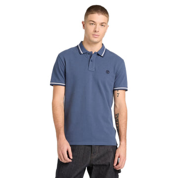 Oyster River Tipped Collar Ss Polo