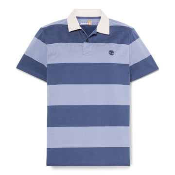 Rugby Striped Short Sleeve Polo
