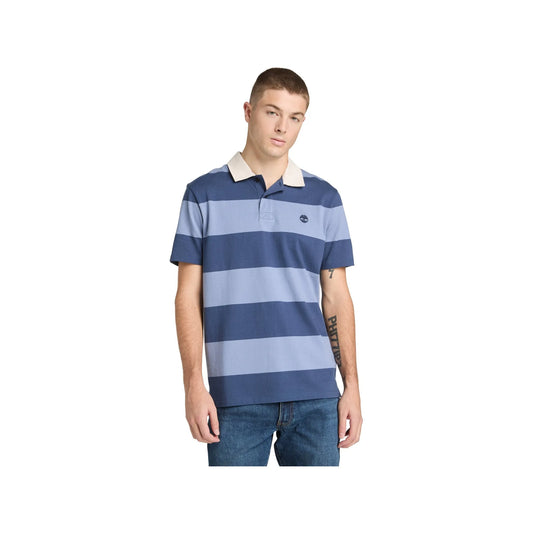 Rugby Striped Short Sleeve Polo