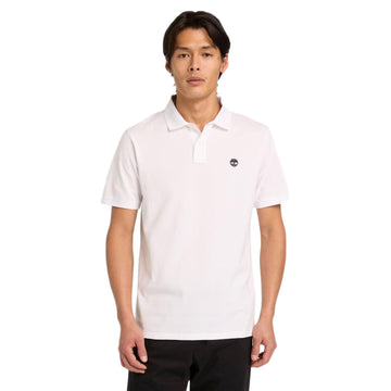 Branded Collar Short Sleeve Polo
