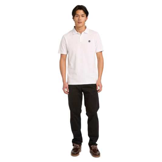 Branded Collar Short Sleeve Polo