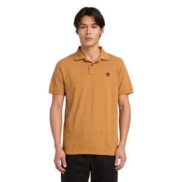 Branded Collar Short Sleeve Polo