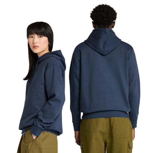 Emboridered Logo Brushback Hoodie