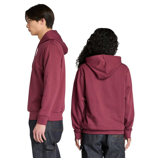 Emboridered Logo Brushback Hoodie