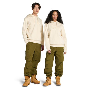Emboridered Logo Brushback Hoodie