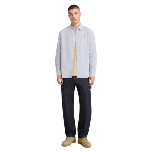Ls Seersucker Striped Shirt (Regular)