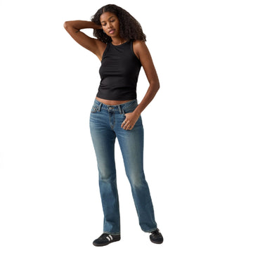 Superlow Bootcut Fit Low Rise Jeans