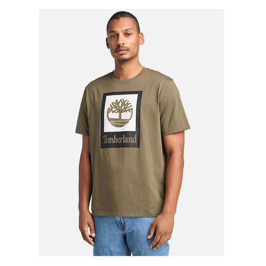 STACK LOGO Colored Short Sleeve Tee Leaf Green