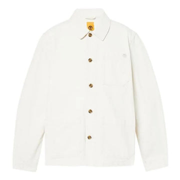 KEMPSHIRE Washed Canvas Chore Jacket Vintage White