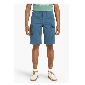 BROOKLINE Twill Cargo Short Dark Denim