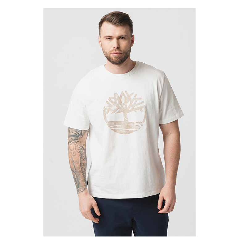 MERRYMACK RIVER Garment Dye Logo Graphic Tee Undyed