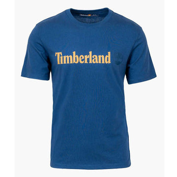 KENNEBEC RIVER Linear Logo Short Sleeve Tee Dark Denim