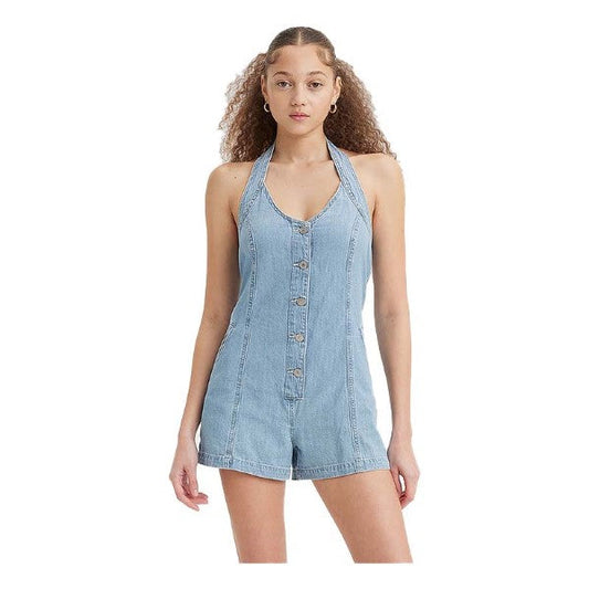 FARIS DENIM ROMPER