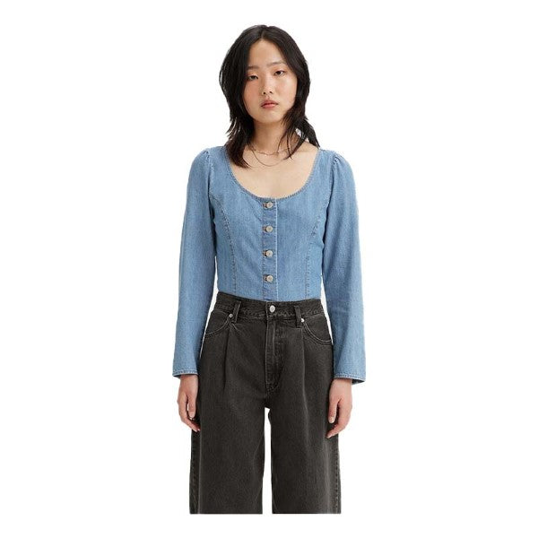 LEVI'S DARYN LS CORSET BLOUSE