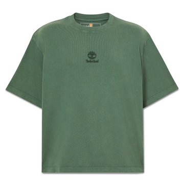 Sunwashed Embroidered Logo Tee