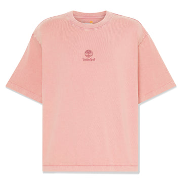 Sunwashed Embroidered Logo Tee