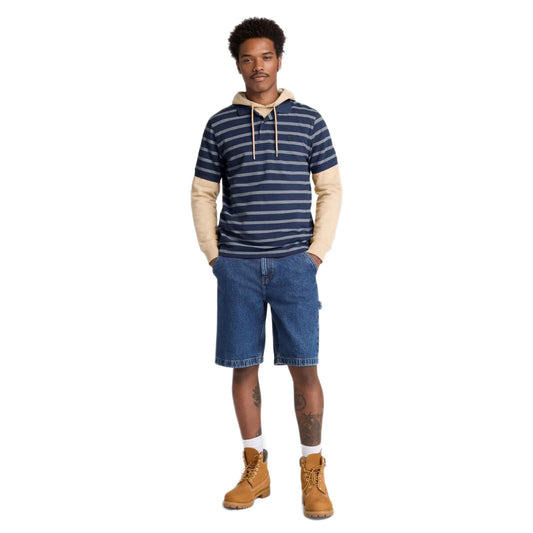 Millers River 4 Rows Stripes Short Sleeve Polo
